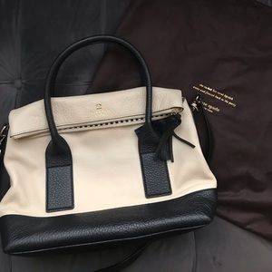 Black and white Kate Spade purse